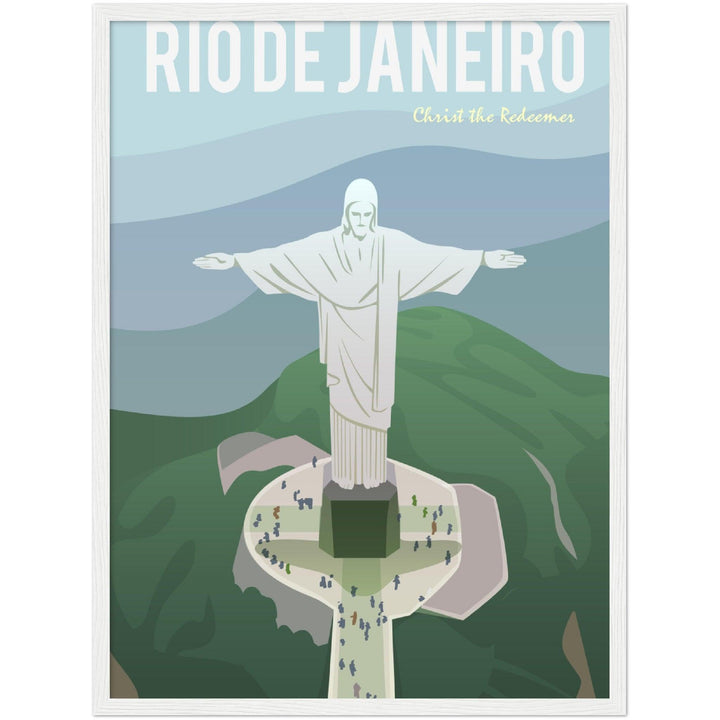 Rio de Janeiro Poster: Museumsqualität für dein Zuhause! - Printree.ch Illustration, Poster, travel poster