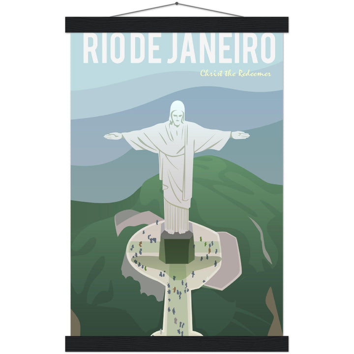 Rio de Janeiro Poster: Museumsqualität für dein Zuhause! - Printree.ch Illustration, Poster, travel poster