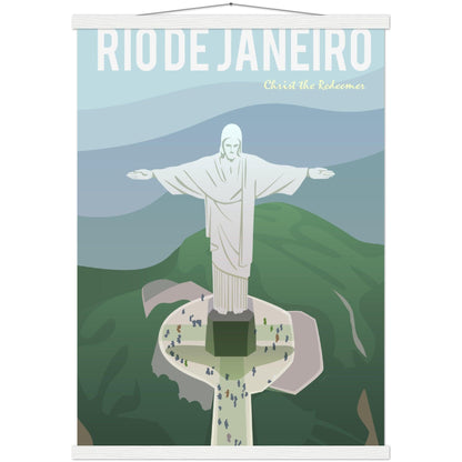 Rio de Janeiro Poster: Museumsqualität für dein Zuhause! - Printree.ch Illustration, Poster, travel poster