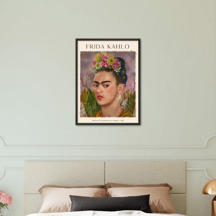 Selbstbildnis, Dr. Eloesser gewidmet von Frida Kahlo - Printree.ch abstrakte frauen, frau, Frauen, Kunst, Malen, Maler, Malerei, Meisterwerk