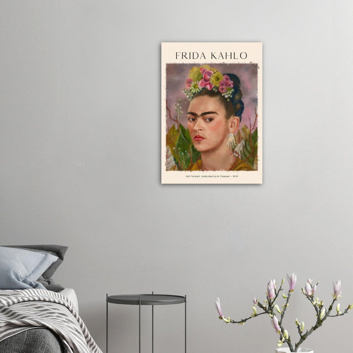 Selbstbildnis, Dr. Eloesser gewidmet von Frida Kahlo - Printree.ch abstrakte frauen, frau, Frauen, Kunst, Malen, Maler, Malerei, Meisterwerk