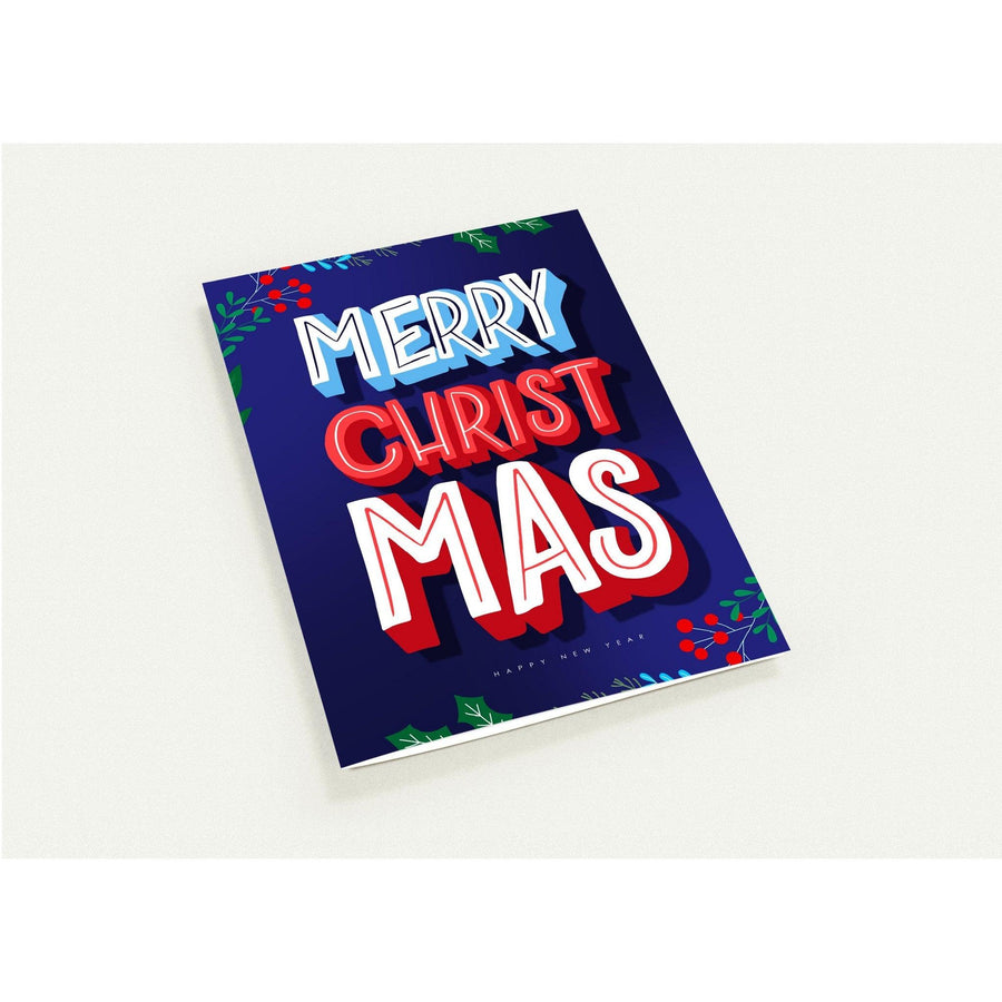 Set mit 10 Klappkarten Merry Christmas Fancy - Printree.ch Karte, Karten