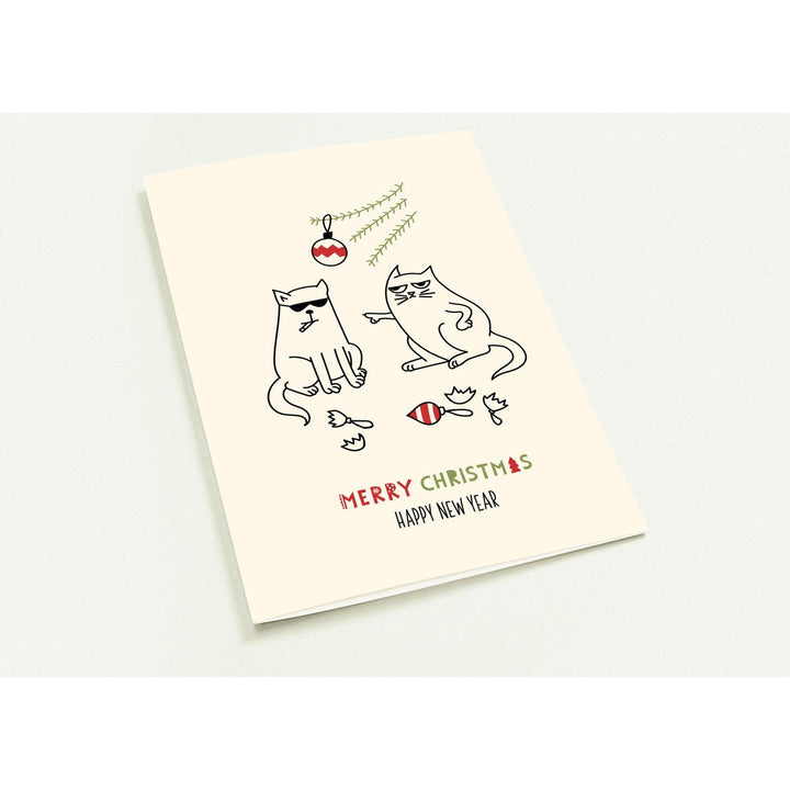 Set mit 10 Klappkarten Oh, Merry Christmas - Printree.ch Karte, Karten