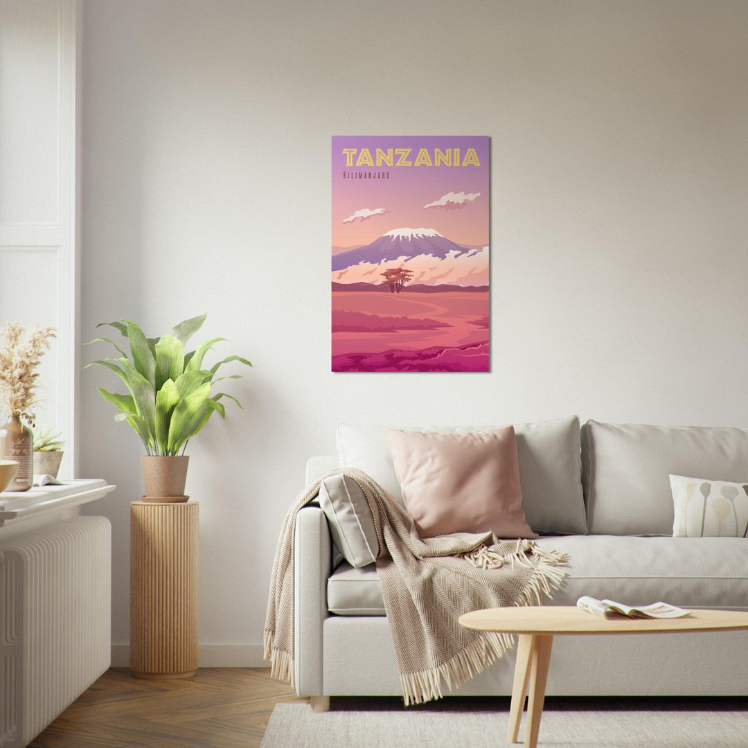 Tansania Poster: Exotische Schönheit für dein Zuhause! - Printree.ch Illustration, Poster, travel poster