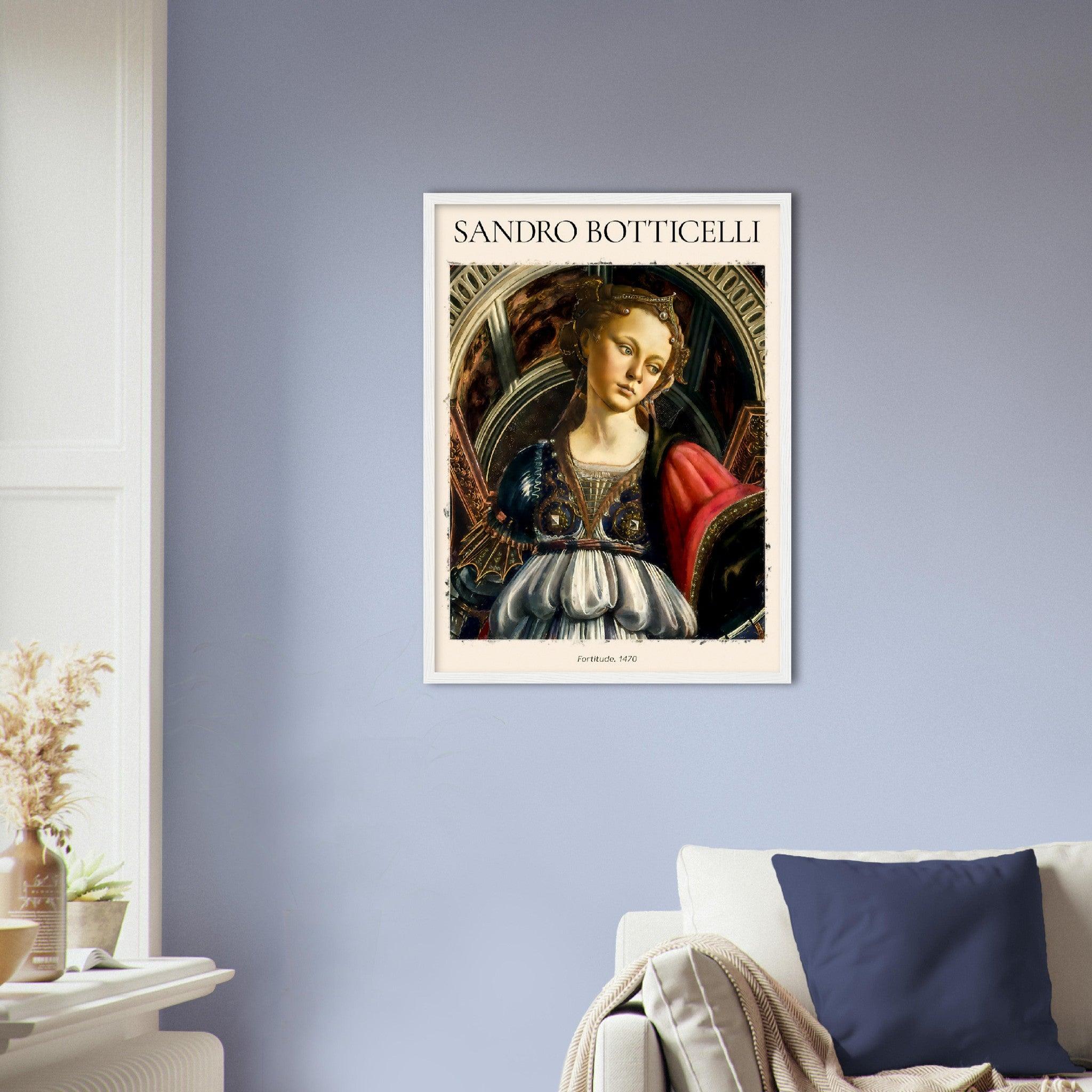 Tapferkeit Gemälde von Sandro Botticelli - Printree.ch abstrakte frauen, frau, Frauen, Kunst, Malen, Maler, Malerei, Meisterwerk