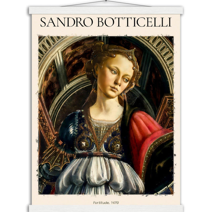 Tapferkeit Gemälde von Sandro Botticelli - Printree.ch abstrakte frauen, frau, Frauen, Kunst, Malen, Maler, Malerei, Meisterwerk