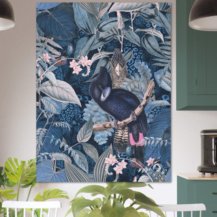 Tropische Cockatoos im Dschungel der Freude - Andrea Haase - Printree.ch Andrea Haase, Vertikal
