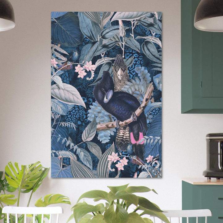 Tropische Cockatoos im Dschungel der Freude - Andrea Haase - Printree.ch Andrea Haase, Vertikal