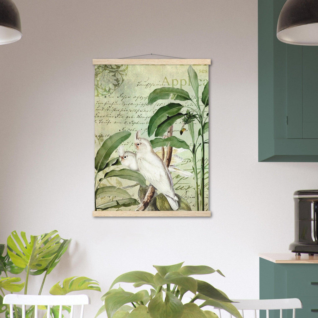 Tropische Nostalgie: Der Kakadu-Dschungel - Andrea Haase - Printree.ch Andrea Haase, Vertikal
