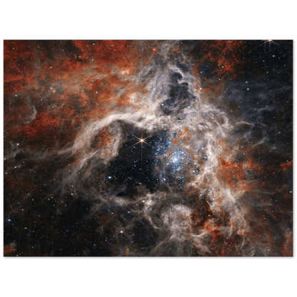 Vogelspinnennebel - Printree.ch Astronomie, Deep-Space-Fotografie, Foto, Fotografie, Galaxie, NASA, Nebel, Plakat, space, Sternentstehung, Tarantula-Nebel, Universum, Vogelspinnennebel, WEBB, Webb-Weltraumteleskop, Weltraum