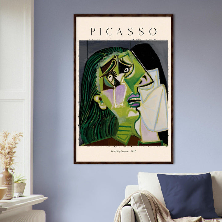 Weeping Woman', Pablo Picasso, - Printree.ch Kunst, Malen, Maler, Malerei, Meisterwerk