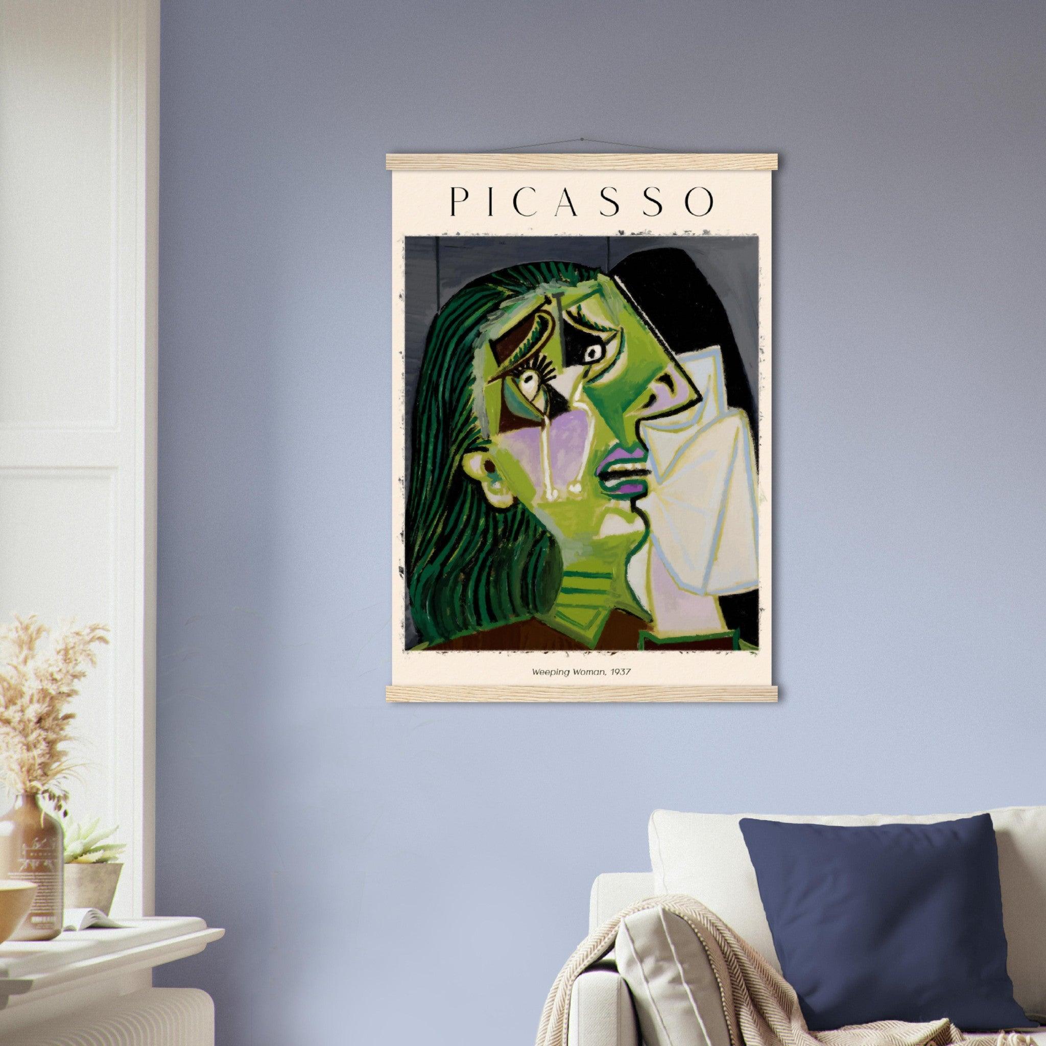 Weeping Woman', Pablo Picasso, - Printree.ch Kunst, Malen, Maler, Malerei, Meisterwerk