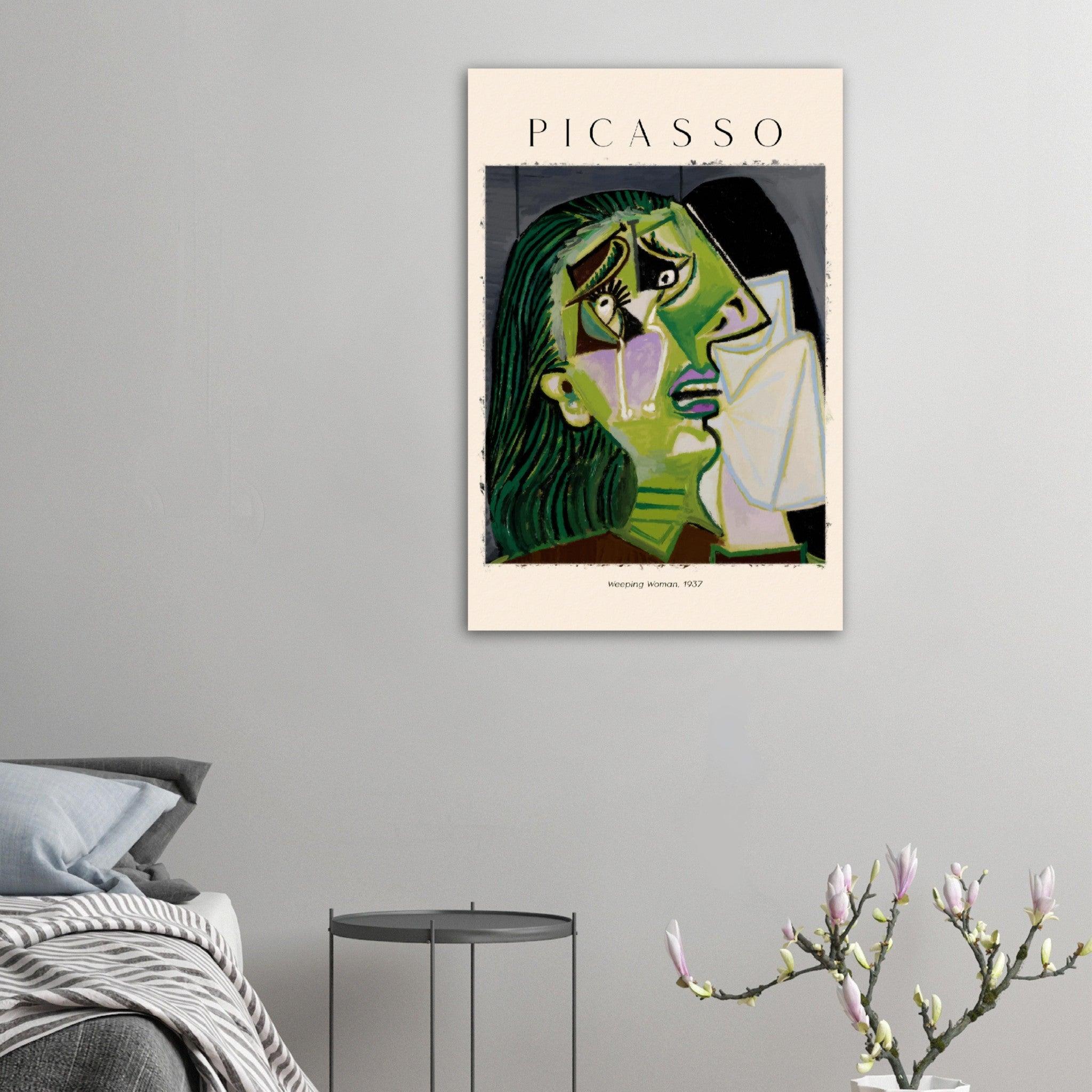 Weeping Woman', Pablo Picasso, - Printree.ch Kunst, Malen, Maler, Malerei, Meisterwerk