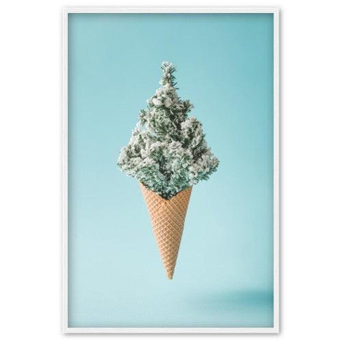 Weihnachtsbaum-Eiscreme - Printree.ch minimalistischen Lebensstil