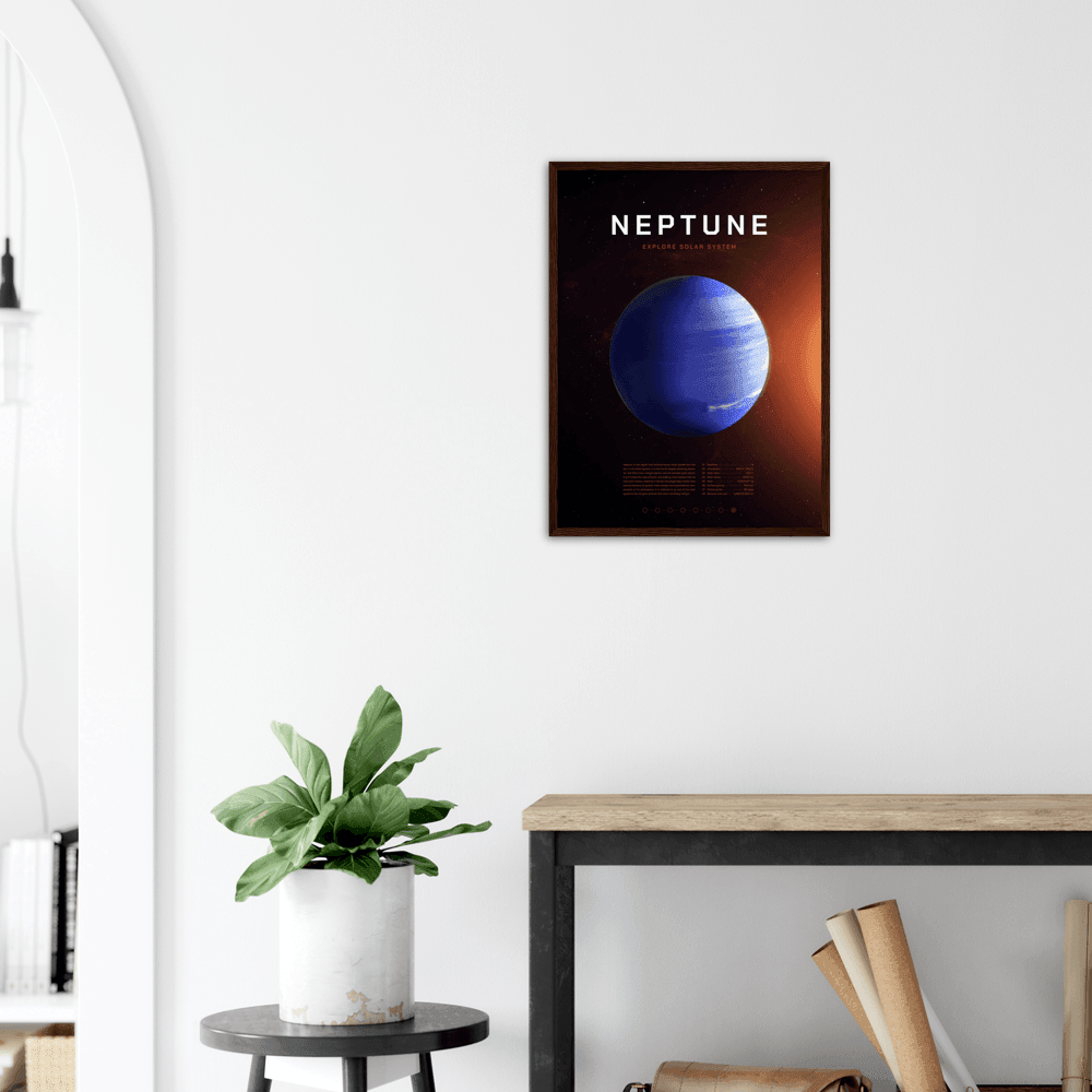Weltraum-Poster "Der faszinierende Neptun" - Printree.ch 3d illustration, 3d render, astronaut, astronomie, blau, canaveral, columbia, entdecker, erde, erforschen, erforschung, fantasie, galaxie, himmel, hintergrund, illustration, karte, kosmonaut, kosmos, planet, shuttle, stern, system, technologie, textur, umlaufbahn, universum, weltraum, wissenschaft