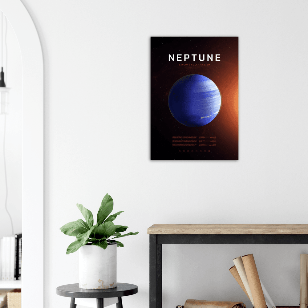 Weltraum-Poster "Der faszinierende Neptun" - Printree.ch 3d illustration, 3d render, astronaut, astronomie, blau, canaveral, columbia, entdecker, erde, erforschen, erforschung, fantasie, galaxie, himmel, hintergrund, illustration, karte, kosmonaut, kosmos, planet, shuttle, stern, system, technologie, textur, umlaufbahn, universum, weltraum, wissenschaft