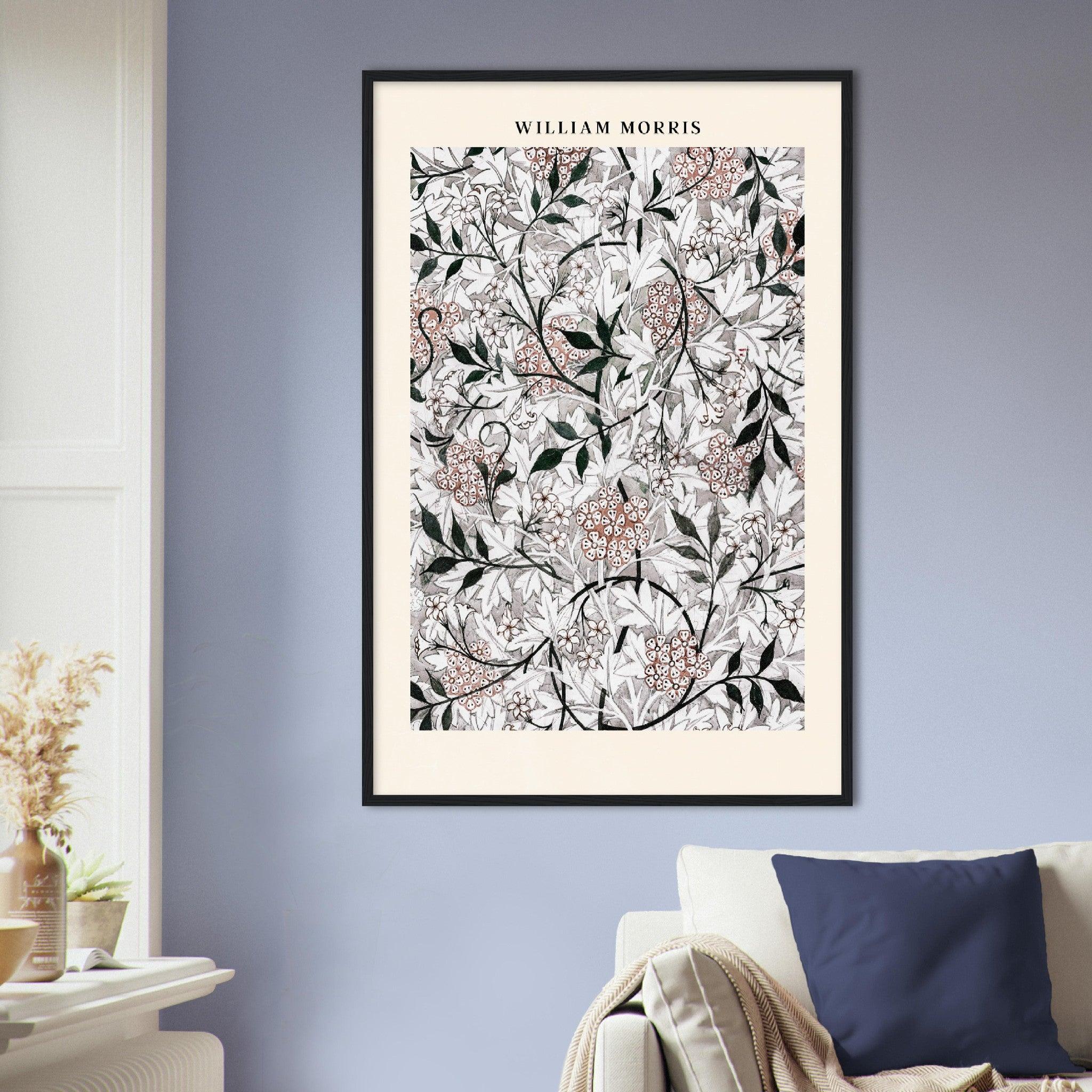 William Morris' Rosenzauber - Printree.ch abstrakt, blatt, blattmuster, blume, blumiger hintergrund, blüte, botanischer hintergrund, britannien, dekor, design, elegant, eleganz, garten, grafik, illustration, klassisch, kunst, laub, muster, natur, ornament, papier, retro, romantisch, sommer, stil, textur, vereinigtes königreich, vintage