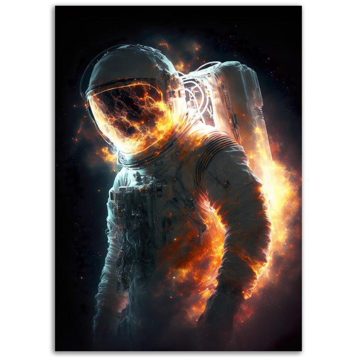 Zwischen den Galaxien: Die unglaublichen Erlebnisse eines Raumfahrtpioniers - Printree.ch AI, Astronaut, künstlich, Szenerie